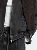 Donkergrijze jacket deon