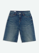 Donkerblauwe denim jort joan
