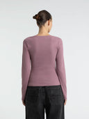 Oud roze longsleeve daigo