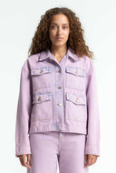 Lila denim jack meisho