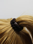 Donkerbruin haarelastiek