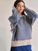 Blauw gestreepte trui zizi jumper
