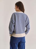 Blauw gestreepte trui zizi jumper