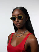 Groene zonnebril ana hazel