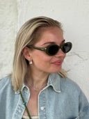 Groene zonnebril ana hazel