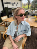 Groene zonnebril ana hazel