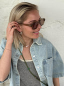 Beige zonnebril lionel opaline