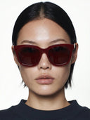 Rode zonnebril sierra claret