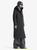 Donkergroene waterproof parka mishima