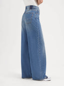 Francis super wide jeans rosebowl blue lengte 34
