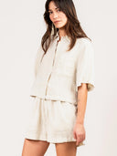 Linnen blouse liv