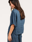 Linnen blouse liv
