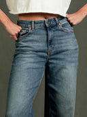 Wide leg jeans harper starlit indigo lengte 32