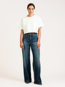 Wide leg harper deep indigo