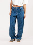 Blauwe jeans ruby relaxed marble blue
