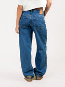 Blauwe jeans ruby relaxed marble blue