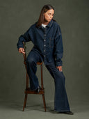Denim blouse mae