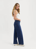 Farrah worker faded blue lengte 34