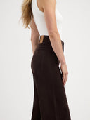 Donkerbruine corduroy jeans farrah worker 32