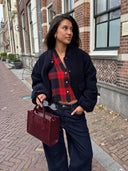 Donkerblauwe lucy loose barrel jeans 34