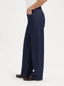 Donkerblauwe lucy loose barrel jeans 34