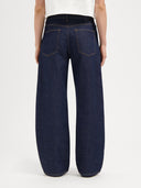 Donkerblauwe lucy loose barrel jeans 34