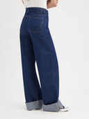 Donker blauwe francis super wide rinse jeans 32