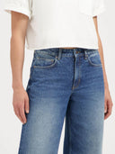 Donkerblauwe barrel jeans lucy loose 32