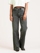 Wide leg jeans harper charcoal fade