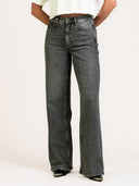 Wide leg jeans harper charcoal fade