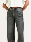 Wide leg jeans harper charcoal fade