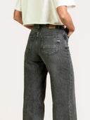 Wide leg jeans harper charcoal fade