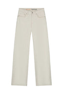 Harper loose flare ecru lengte 34