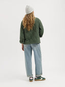 Groene gewatteerde jacket nika