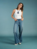 Harper loose flare jeans starlit indigo lengte 34