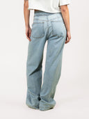 Wide leg jeans farrah worker steel blue