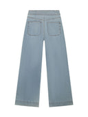 Wide leg jeans farrah worker steel blue