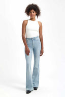Jeans lisette flare overdye lengte 32