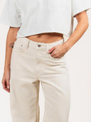 Ecru harper loose flare lengte 32