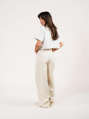 Ecru harper loose flare lengte 32