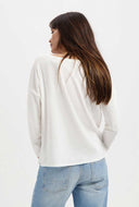 Off-white longsleeve yulia tee