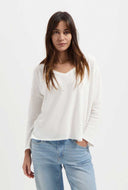 Off-white longsleeve yulia tee
