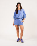 Paars sweatshort megan