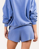 Paars sweatshort megan