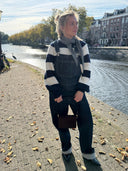 Denim tuinbroek jonna dungaree deep blue