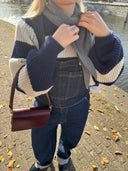 Denim tuinbroek jonna dungaree deep blue