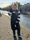 Denim tuinbroek jonna dungaree deep blue