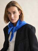 Blauwe sjaal bandana royal azure