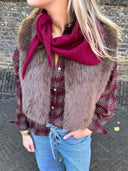 Bordeaux sjaal bandana wine