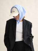 Lichtblauwe sjaal bandana light blue sky